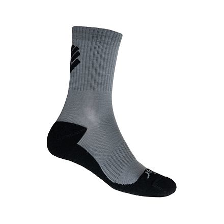SENSOR PONOŽKY RACE MERINO sivá Veľkosť: 3/5