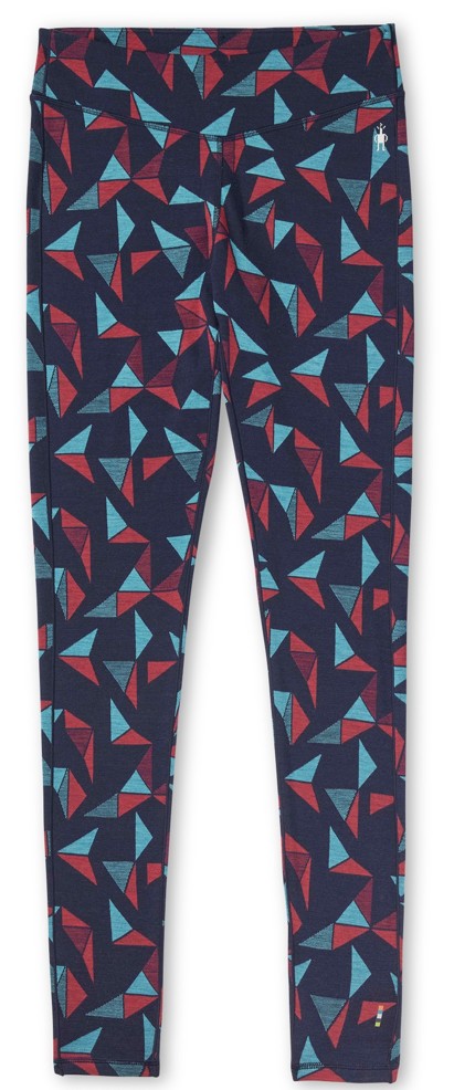 Smartwool W MERINO 250 BASELAYER PTTRN BOTTOM BXD deep navy pinwheel Veľkosť: L