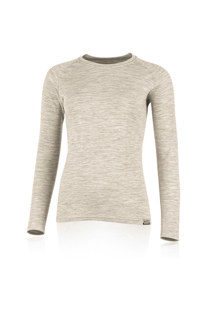 Lasting dámska merino mikina LENA 7160 béžová Veľkosť: L