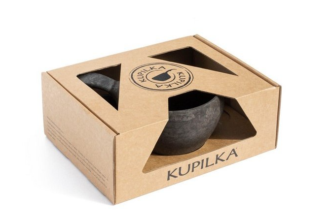 Kupilka KUKSA 370 ml Large + spork 205 SET - Kelo (BLACK) 6430014972248