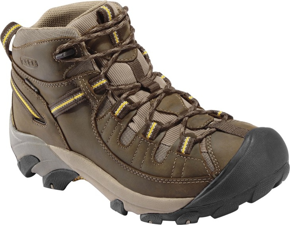 Keen TARGHEE II MID WP M čierna olive/žltá Veľkosť: 43