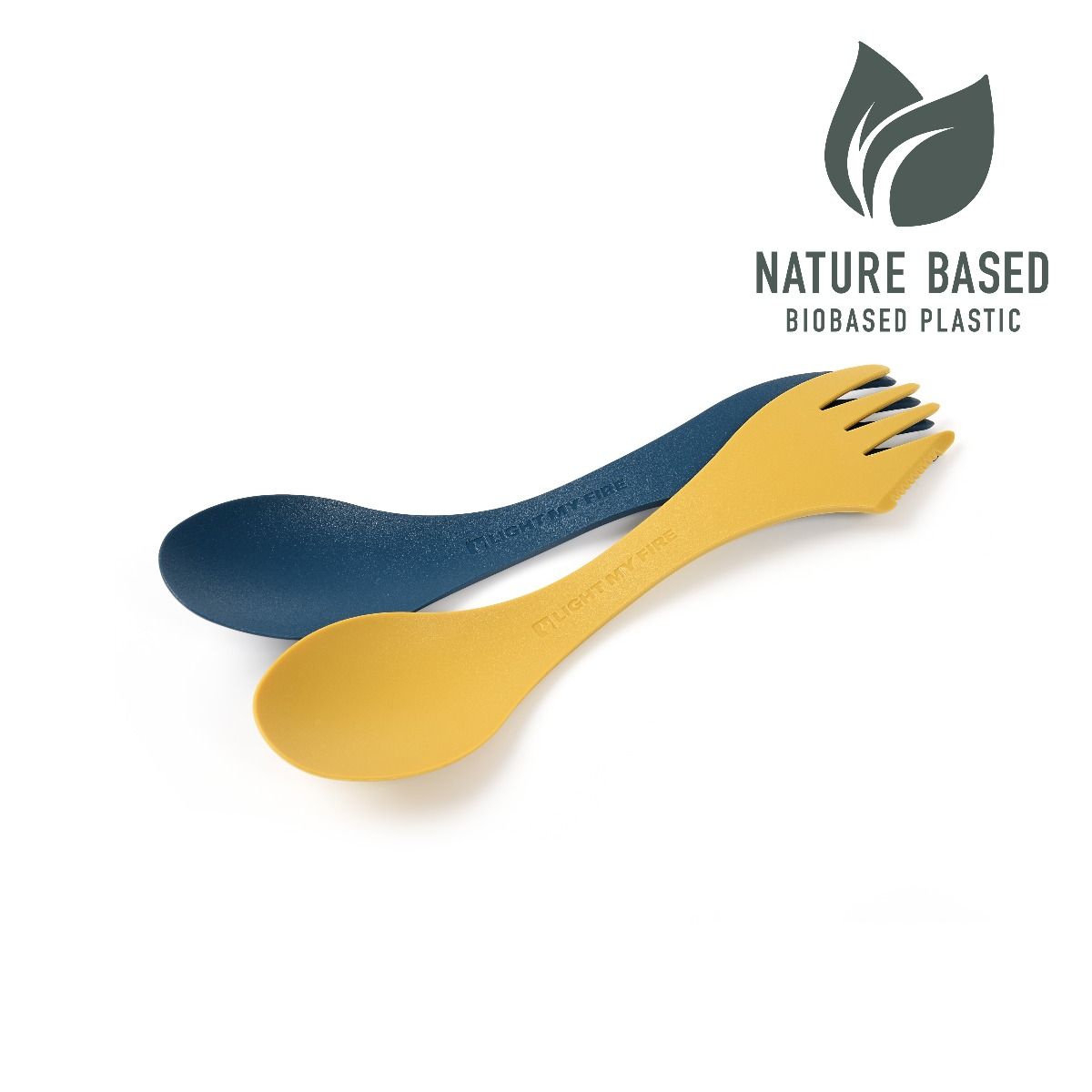 Light My Fire Spork originál BIO 2-pack mustyyellow/hazyblue