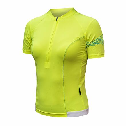 SENSOR COOLMAX ENTRY dámsky dres kr.rukáv neon yellow Veľkosť: S