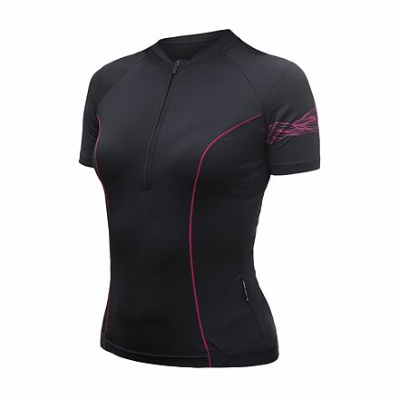 SENSOR COOLMAX ENTRY dámsky dres kr.rukáv true black Veľkosť: S