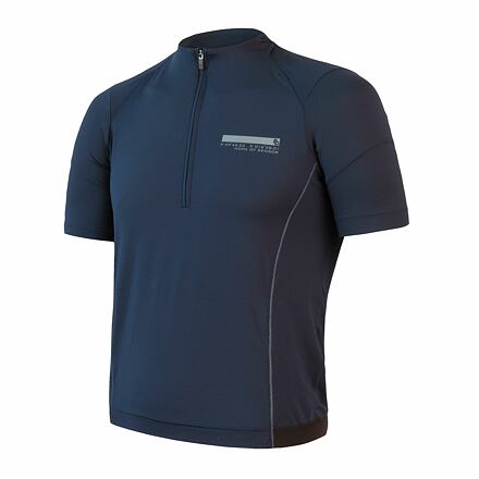 SENSOR COOLMAX ENTRY pánsky dres kr.rukáv deep blue Veľkosť: S