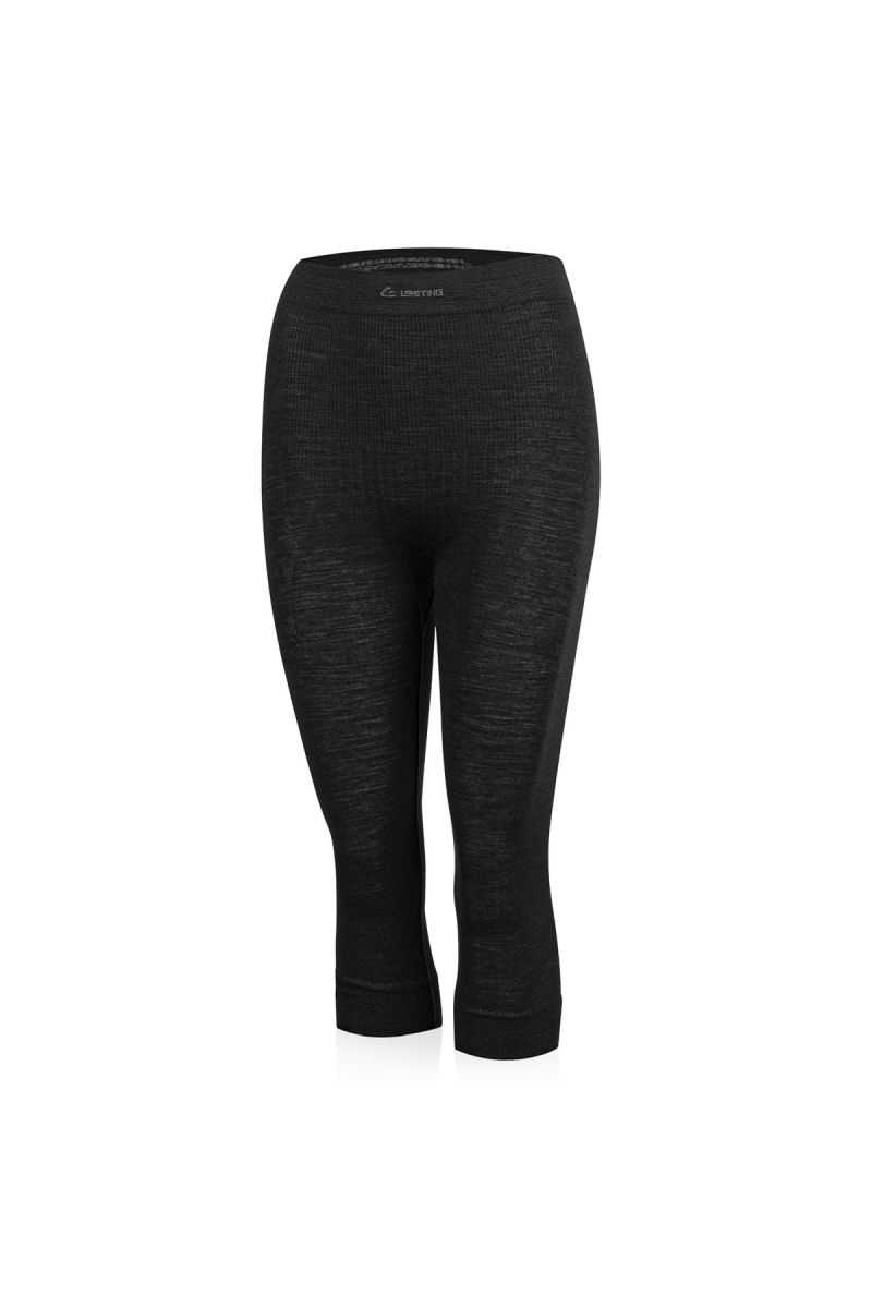 Lasting dámske merino spodky MALKA čierne Veľkosť: L/XL