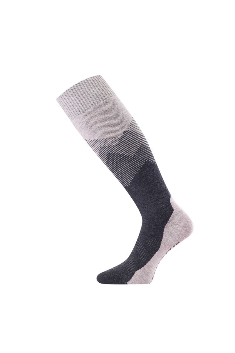 Lasting merino lyžiarske podkolienky FWM 787 béžové Veľkosť: (42-45) L