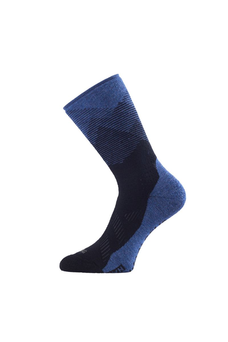 Lasting merino ponožky FWN 595 modré Veľkosť: (42-45) L