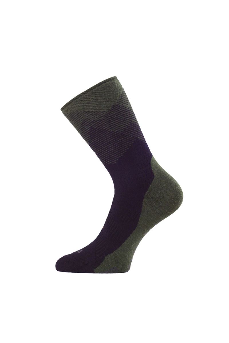 Lasting merino ponožky FWN 696 zelené Veľkosť: (42-45) L