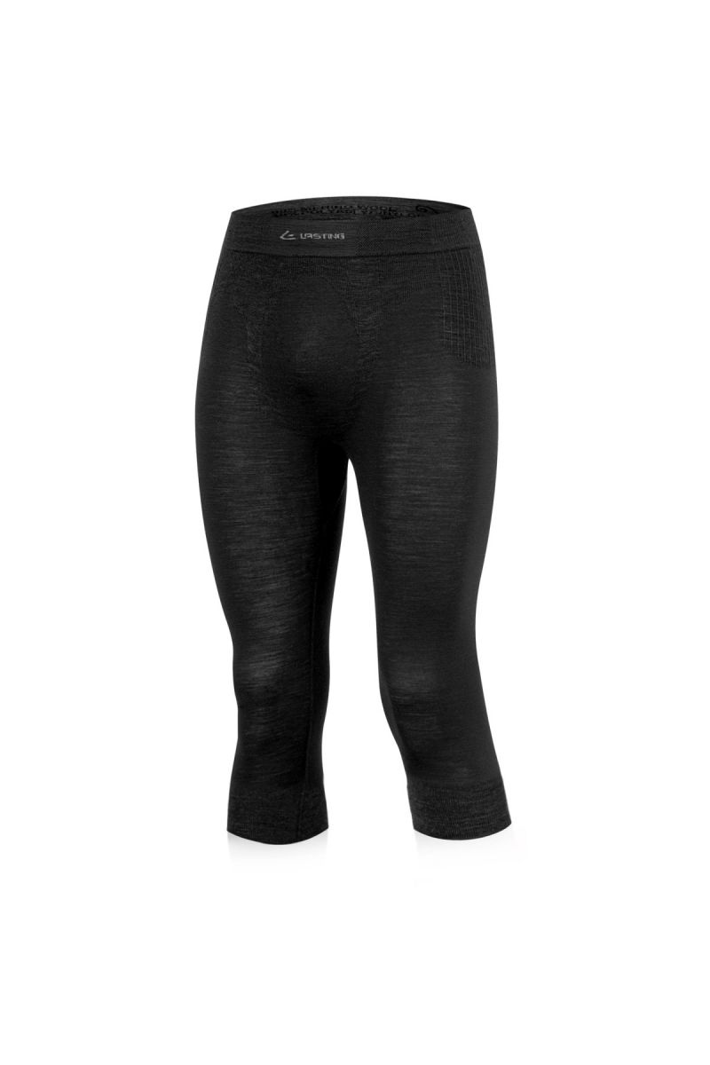 Lasting pánske merino spodky MAREO 9090 čierne Veľkosť: L/XL