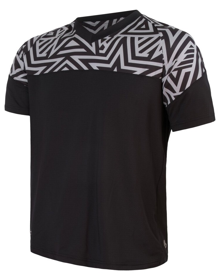 SENSOR HELIUM pánsky dres voľný kr.rukáv čierna/stars Veľkosť: M