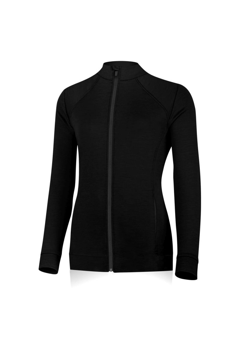 Lasting dámska merino mikina SARMINA 9099 čierna Veľkosť: L 8596445047301