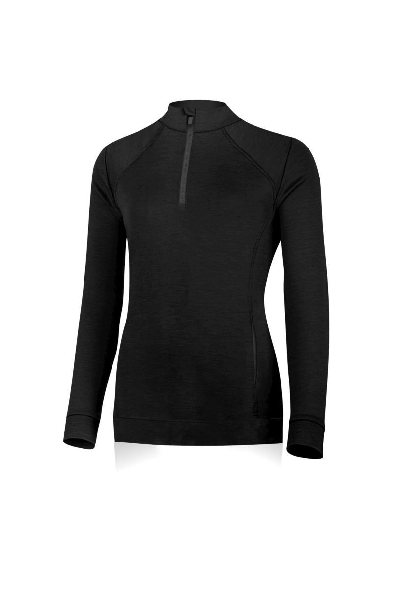 Lasting dámska merino mikina WARMINA 9099 čierna Veľkosť: XL