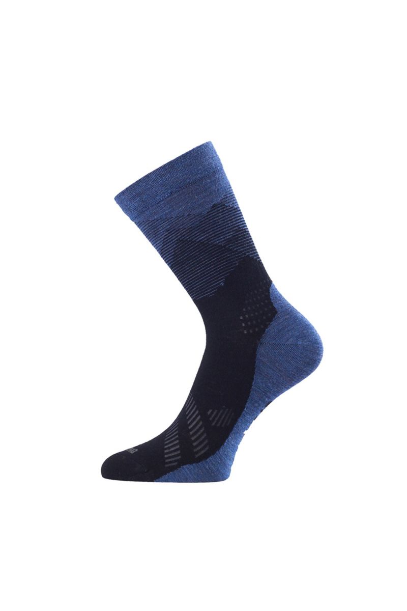Lasting merino ponožky FWR 595 modré Veľkosť: (42-45) L
