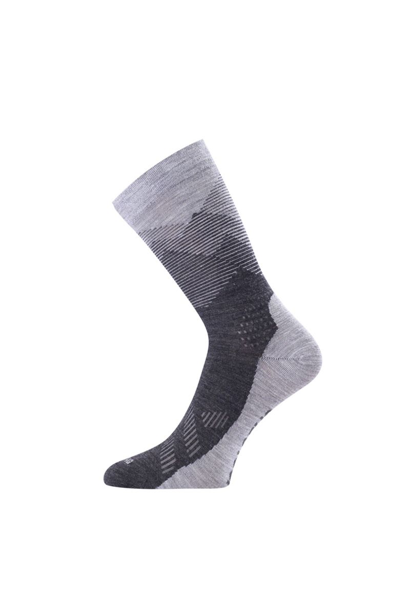 Lasting merino ponožky FWR sivé Veľkosť: (38-41) M