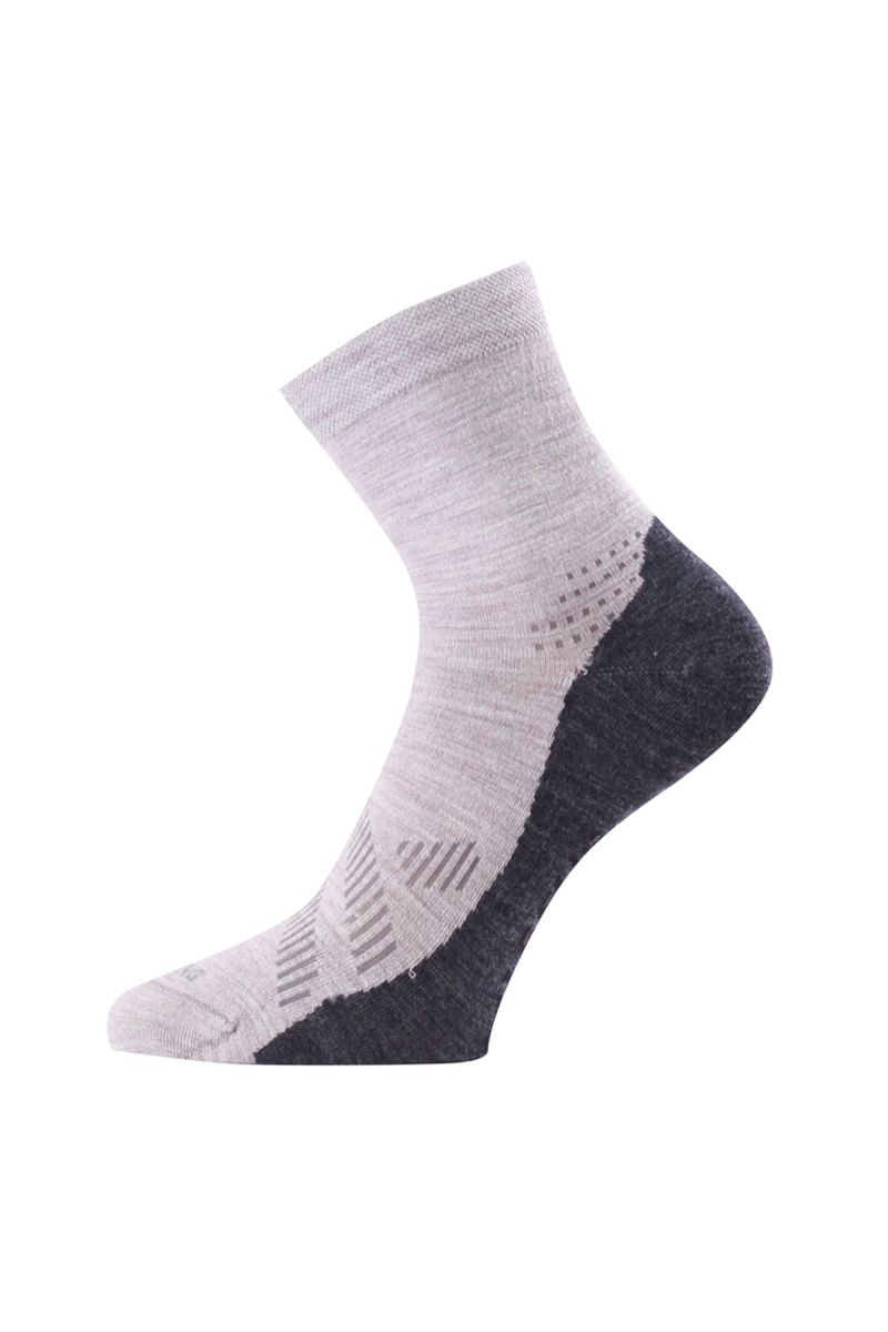 Lasting merino ponožky FWT béžové Veľkosť: (42-45) L
