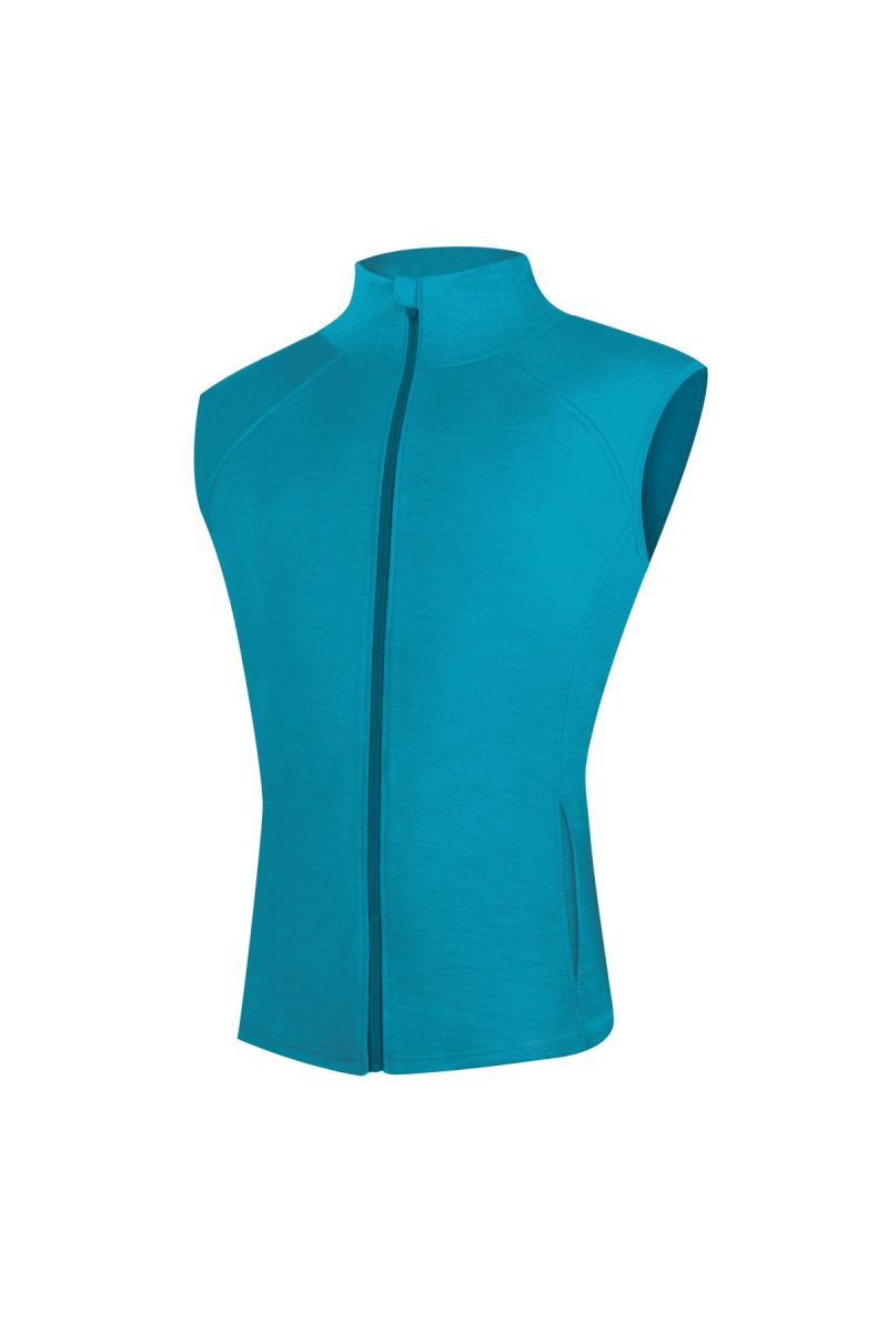 Lasting pánska merino vesta WESO modrá Veľkosť: L