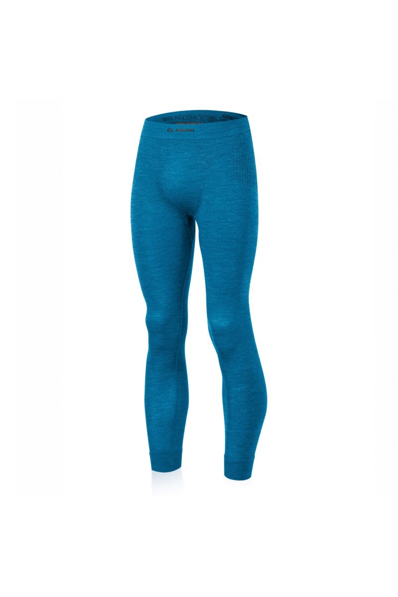 Lasting pánske merino spodky MATEO modré Veľkosť: L/XL