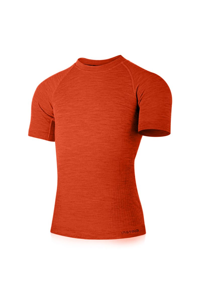 Lasting pánske merino tričko MABEL 2160 oranžové Veľkosť: S/M