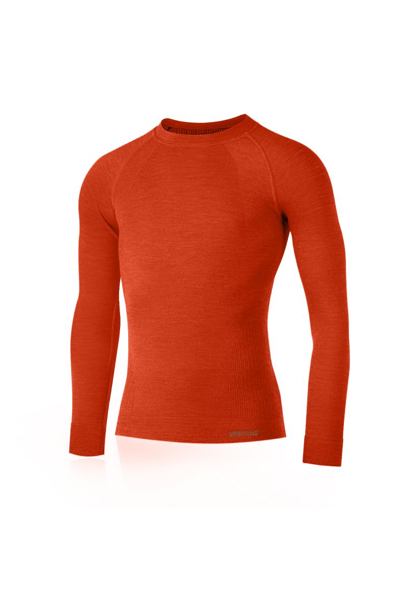 Lasting pánske merino tričko MAPOL 2160 oranžová Veľkosť: S/M
