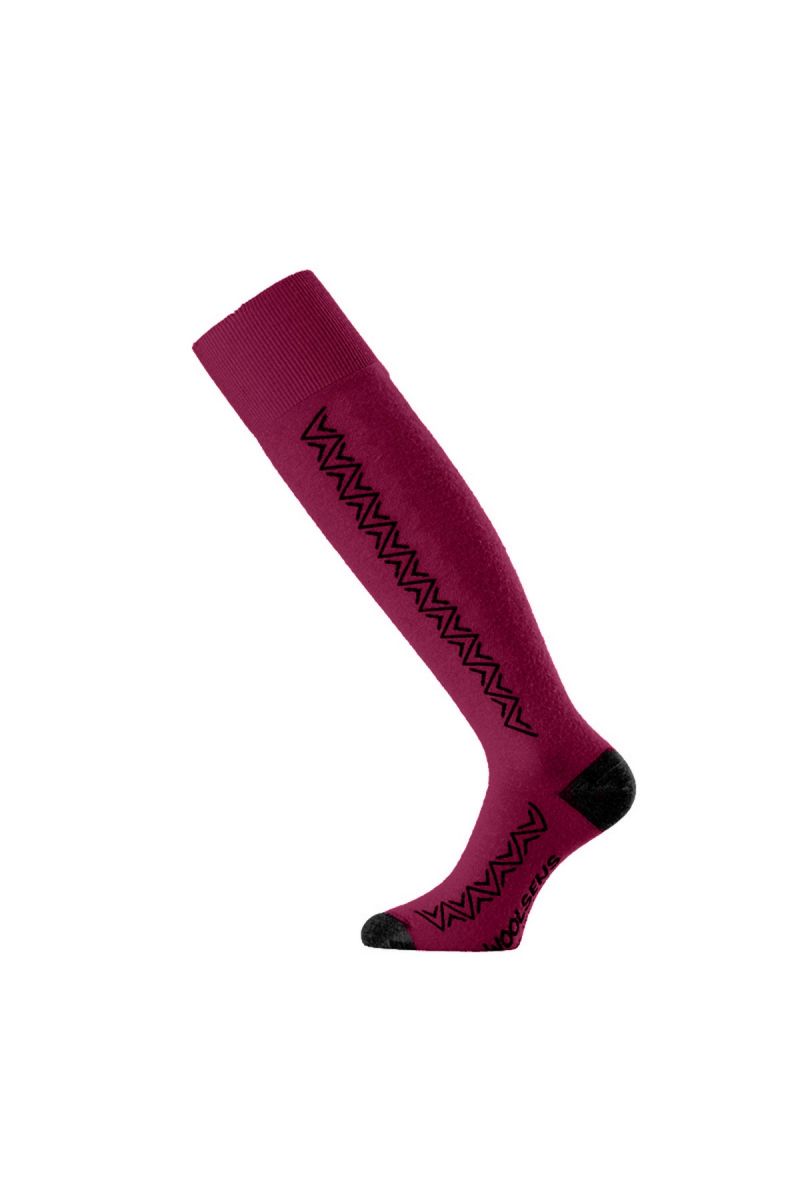 Lasting merino lyžiarske podkolienky FWH ružové Veľkosť: (42-45) L