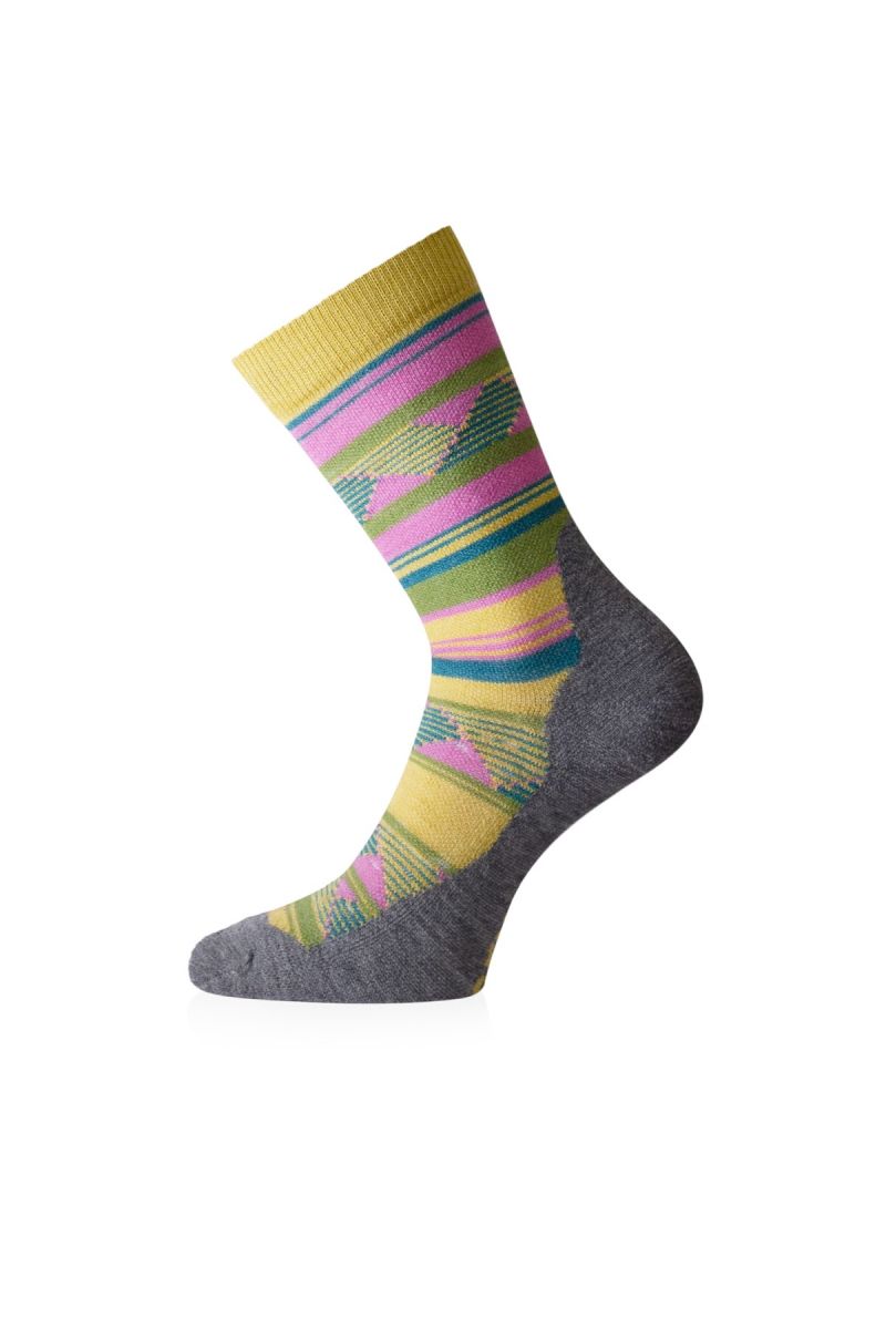 Lasting merino ponožky WLI 648 zelené Veľkosť: (38-41) M