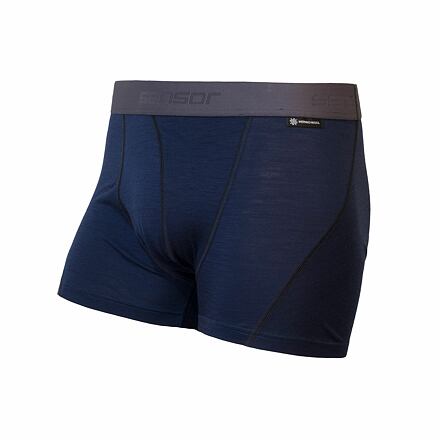 SENSOR MERINO ACTIVE pánske trenírky deep blue Veľkosť: M