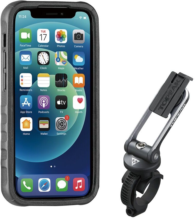 TOPEAK obal RIDECASE pre iPhone 12 Mini čierna/sivá Veľkosť: UNI