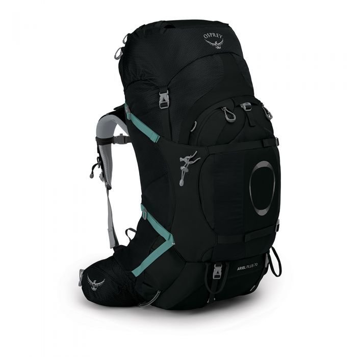 Osprey ARIEL PLUS 70 black Veľkosť: WM/WL 843820109733