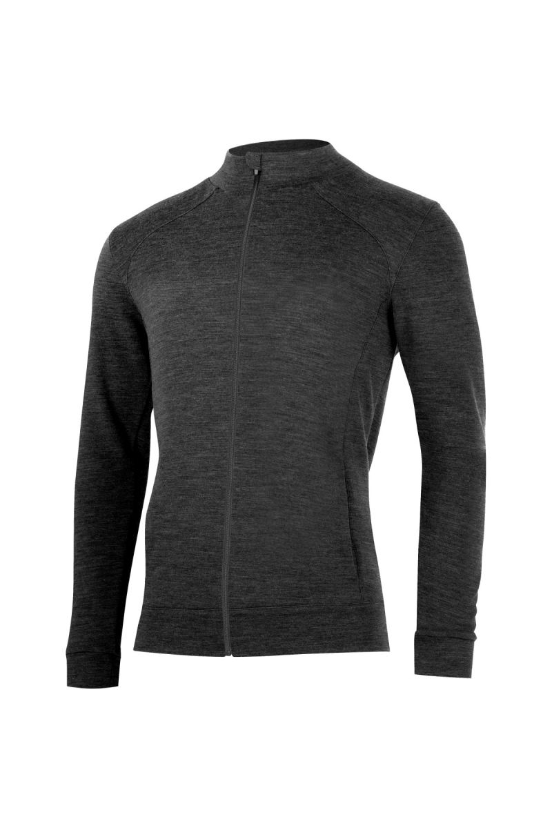 Lasting pánska merino mikina SARMIN sivá Veľkosť: S