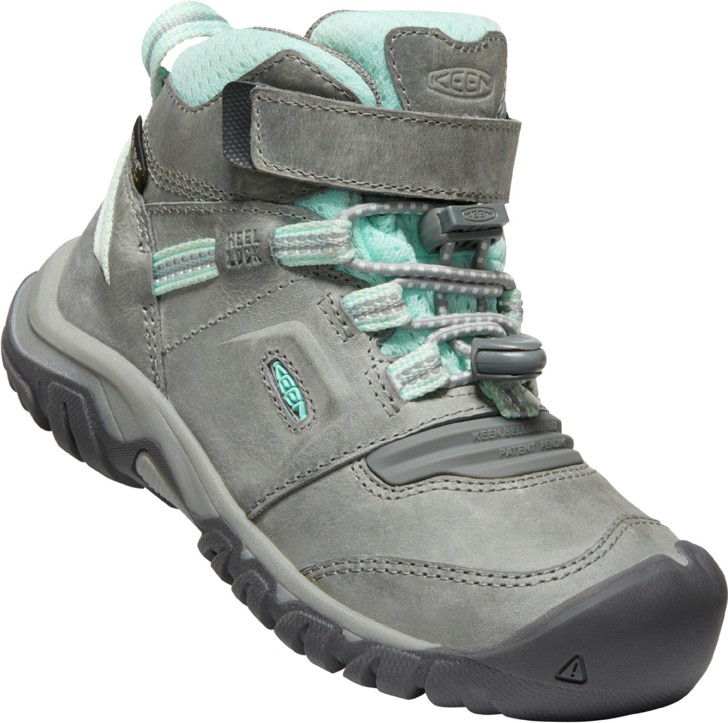 Keen RIDGE FLEX MID WP CHILDREN grey/blue tint Veľkosť: 29
