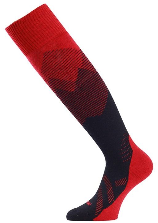 Lasting merino lyžiarske podkolienky FWM 393 červené Veľkosť: (42-45) L