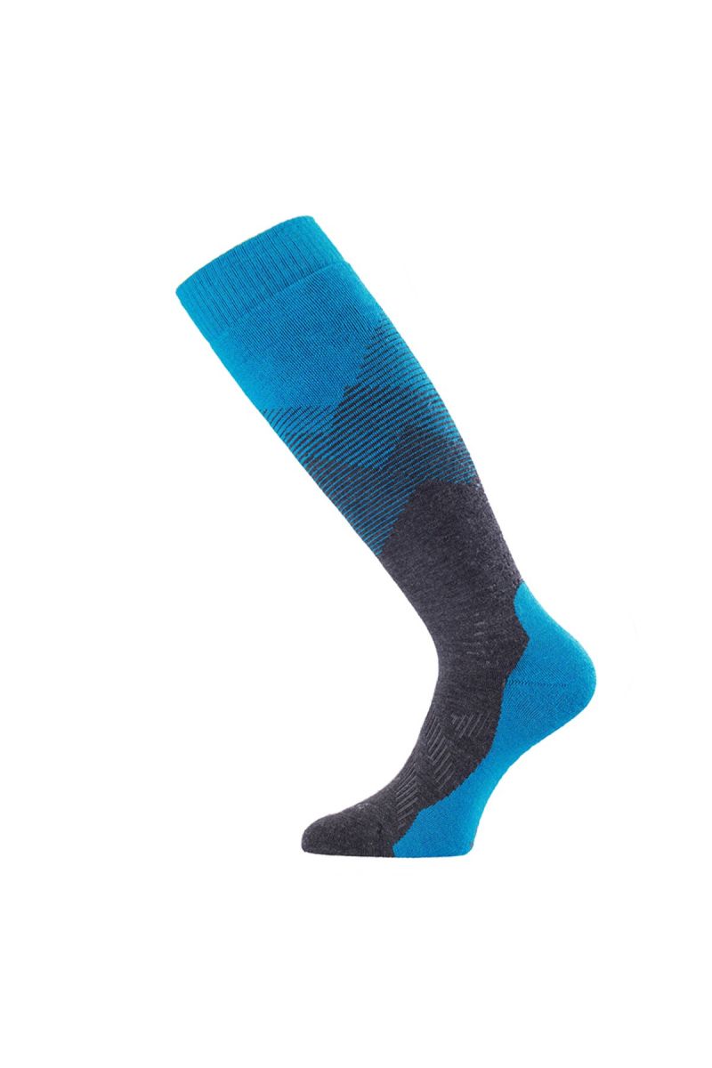 Lasting merino lyžiarske podkolienky FWM 585 modré Veľkosť: (42-45) L
