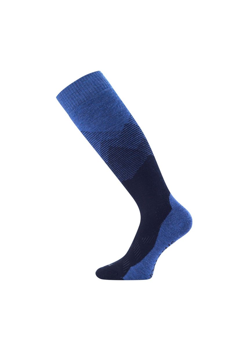 Lasting merino lyžiarske podkolienky FWM 595 modré Veľkosť: (42-45) L