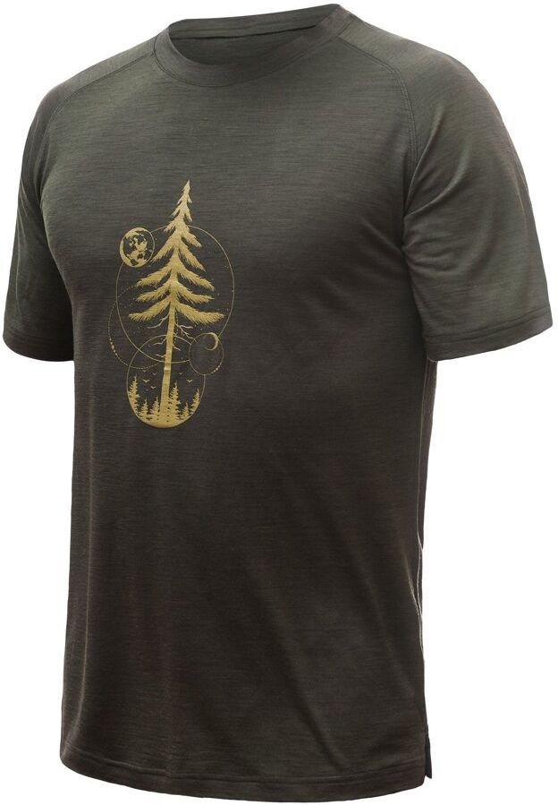 SENSOR MERINO AIR PT EARTH pánske tričko kr.rukáv olive green Veľkosť: S