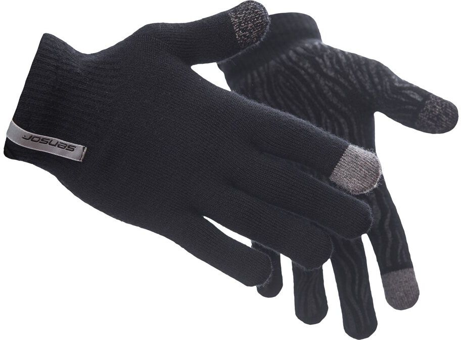 SENSOR rukavice MERINO čierna Veľkosť: S/M