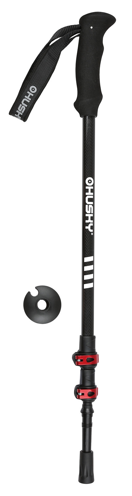Husky Trekové palice Siris čierna Veľkosť: OneSize