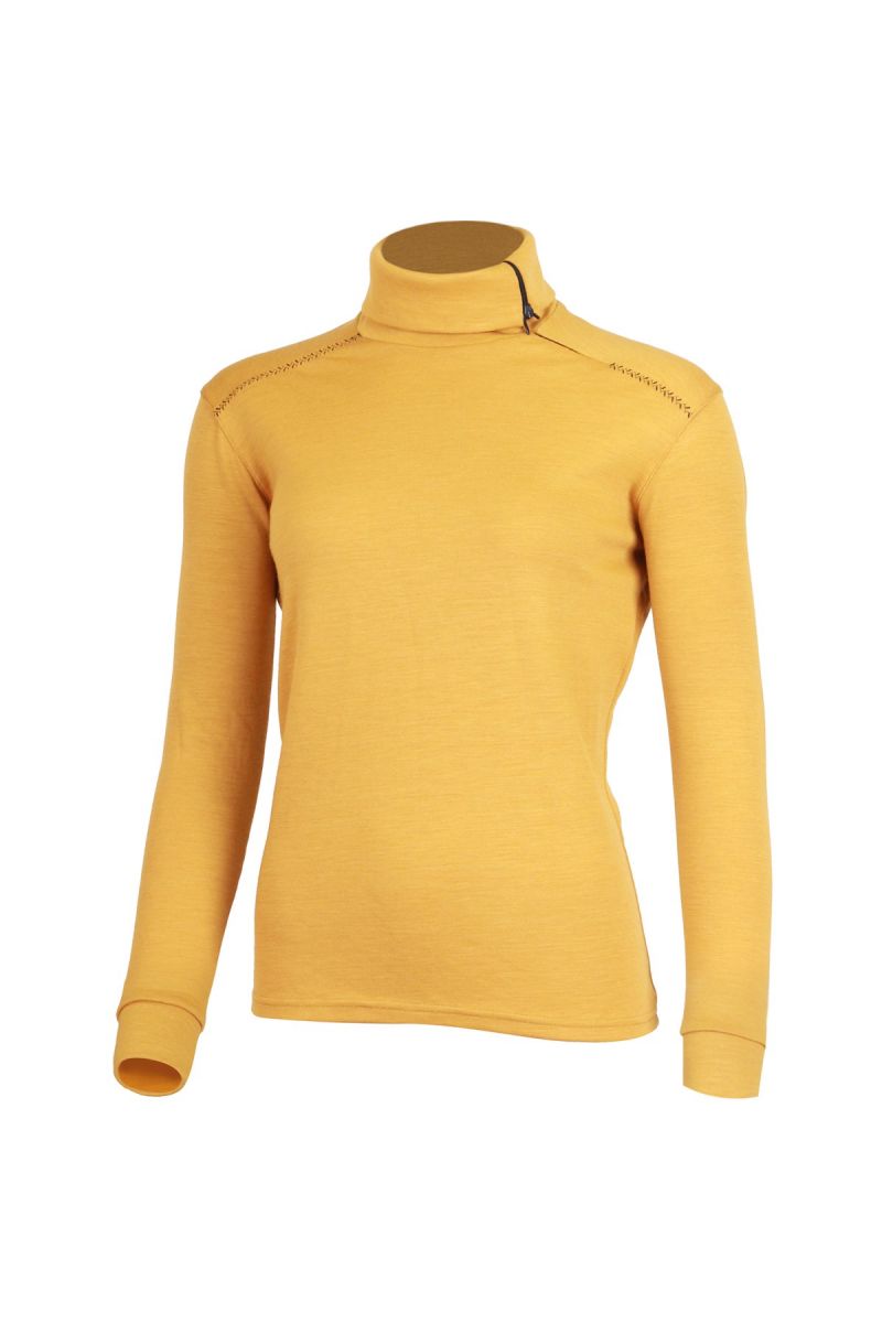Lasting dámska merino mikina JAZY 2427 horčicová Veľkosť: XXL