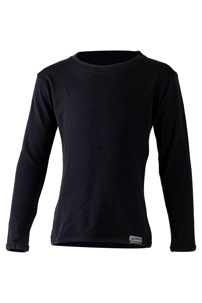 Lasting detská merino mikina SNOPY čierna Veľkosť: 140