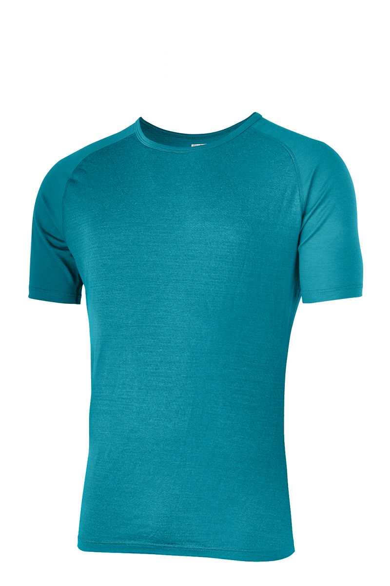 Lasting pánske merino tričko TRIGON 5858 modré Veľkosť: L