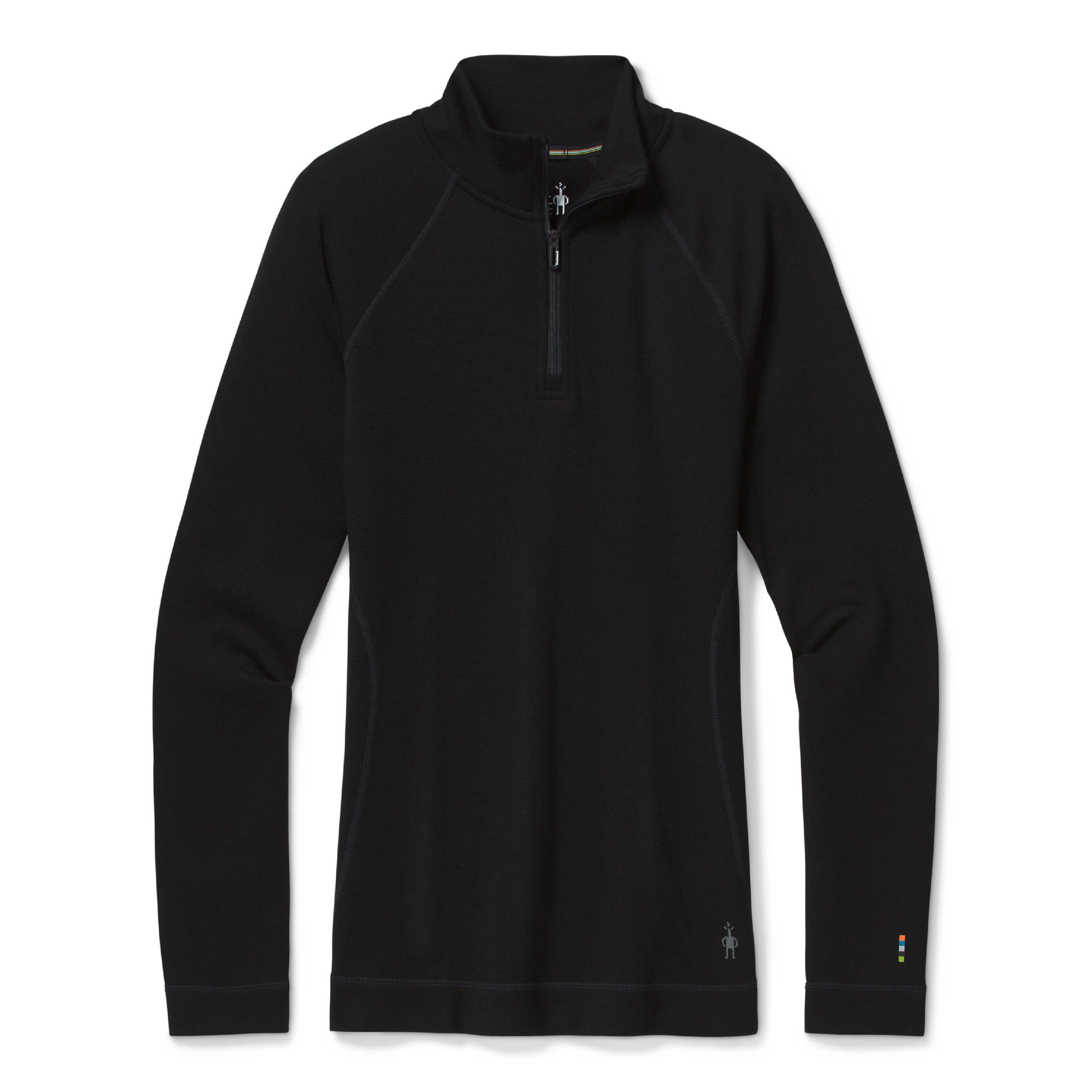 Smartwool W MERINO 250 BASELAYER 1/4 ZIP BOXED black Veľkosť: L