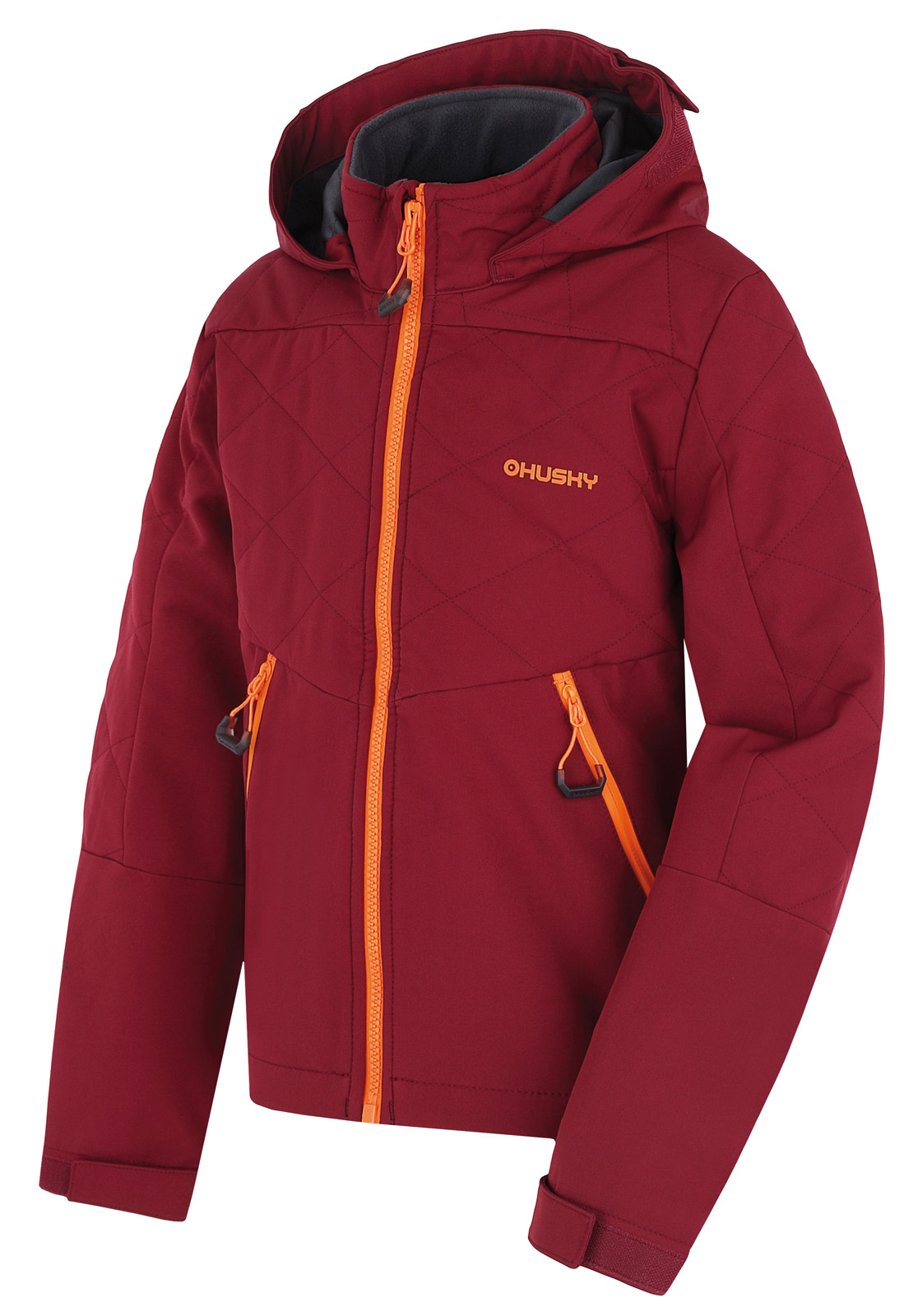 Husky Detská softshell bunda Salex K bordo Veľkosť: 122
