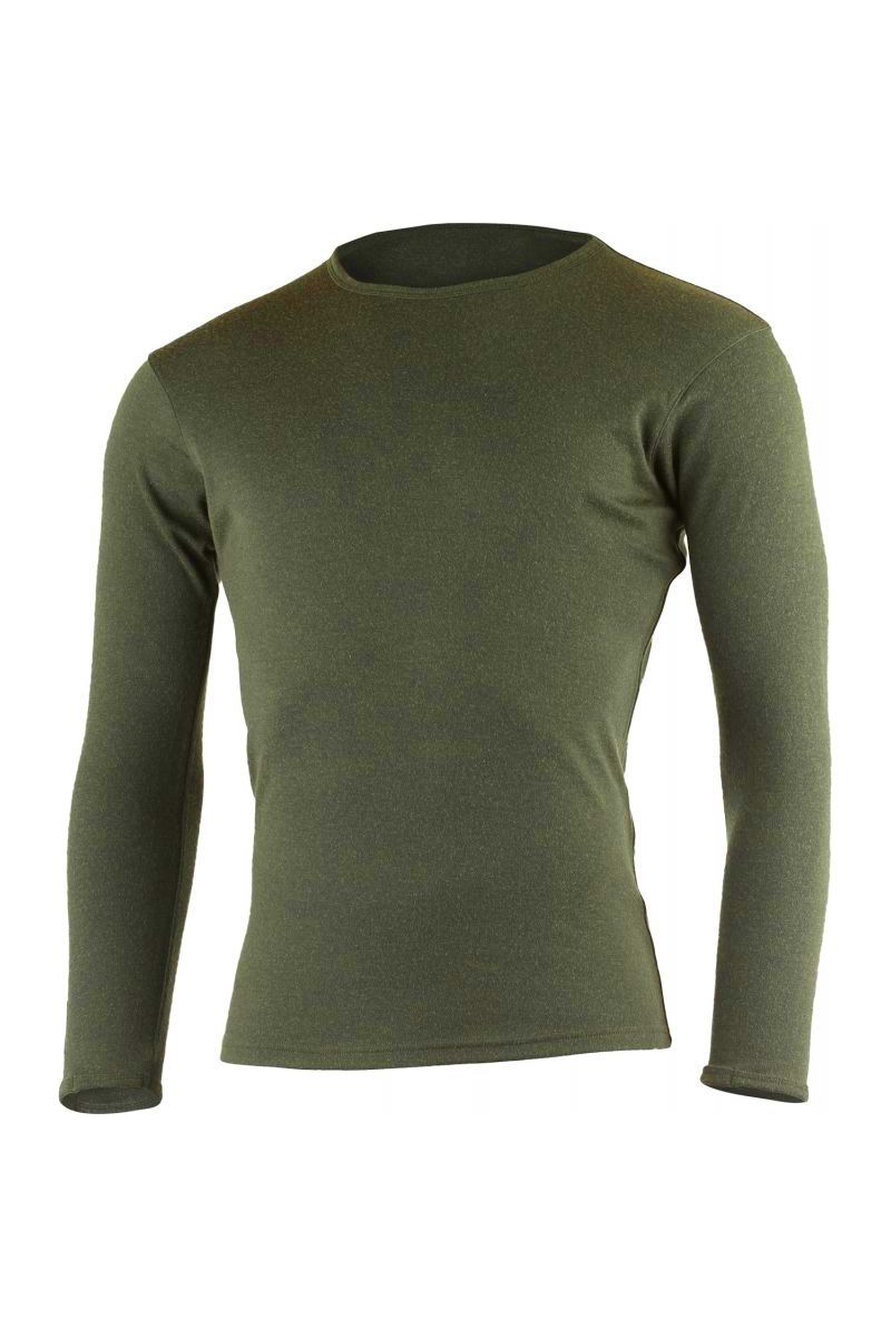 Lasting pánska merino mikina BELO 6363 zelená Veľkosť: L