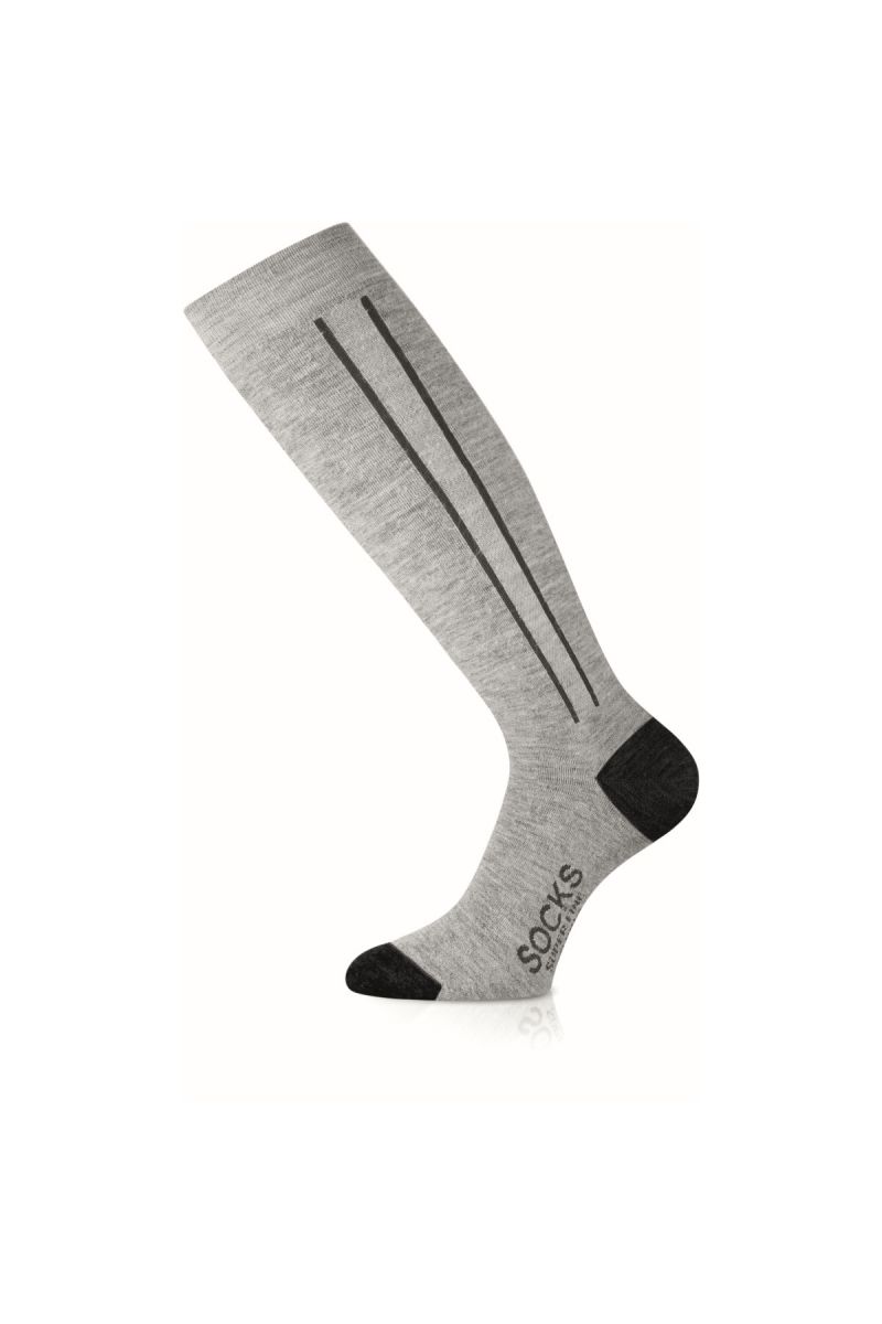 Lasting lyžiarske merino podkolienky FWC 849 sivé Veľkosť: (42-45) L