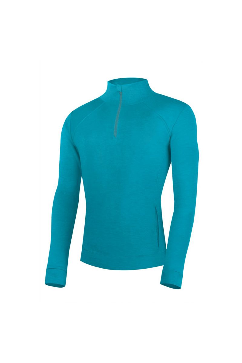 Lasting pánska merino mikina WARMIN 5155 modrá Veľkosť: L