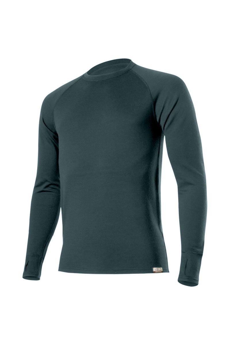 Lasting pánska merino mikina WITY 5757 petrolejová Veľkosť: M