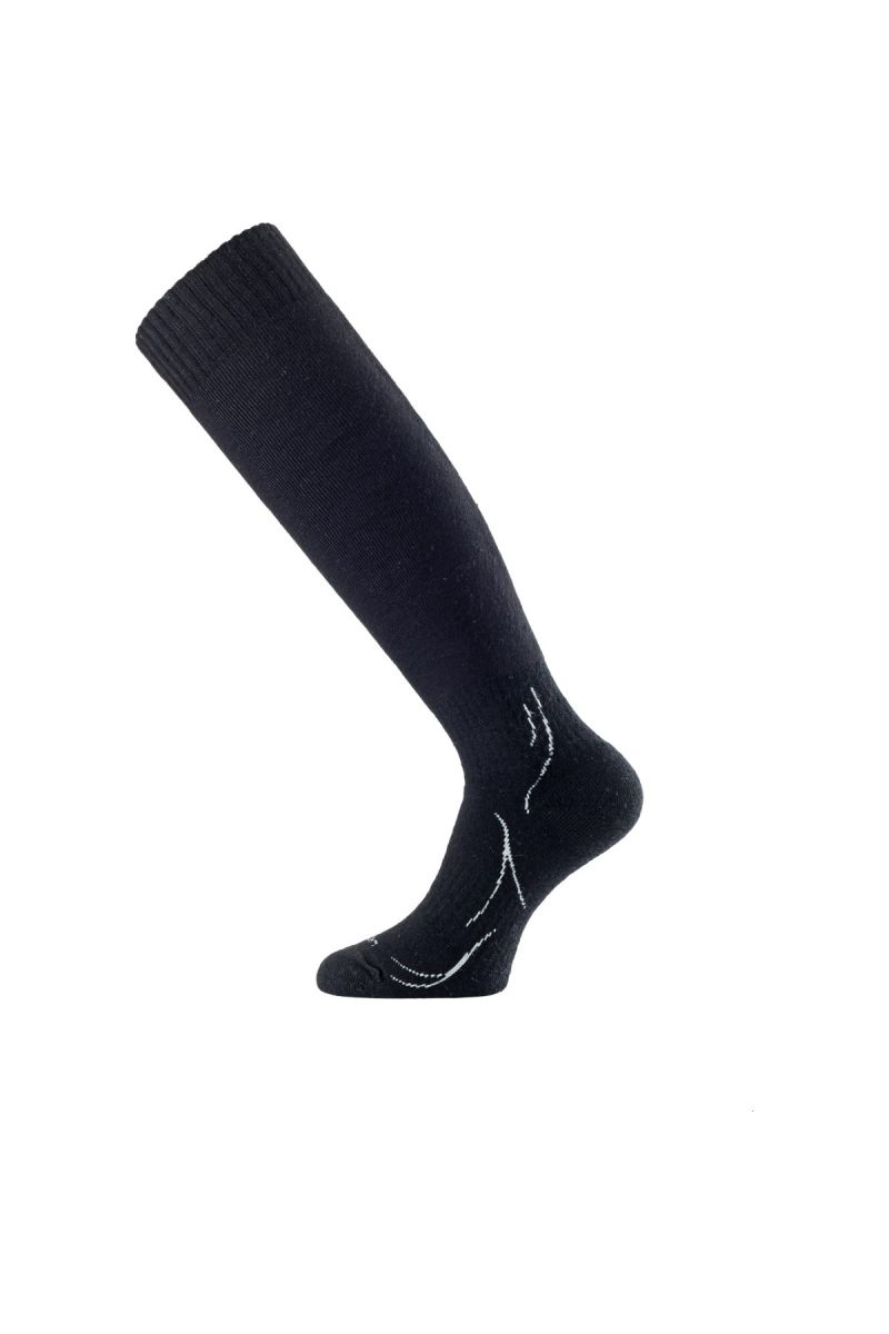 Lasting SWO 900 lyžiarske podkolienky čierna Veľkosť: (34-37) S