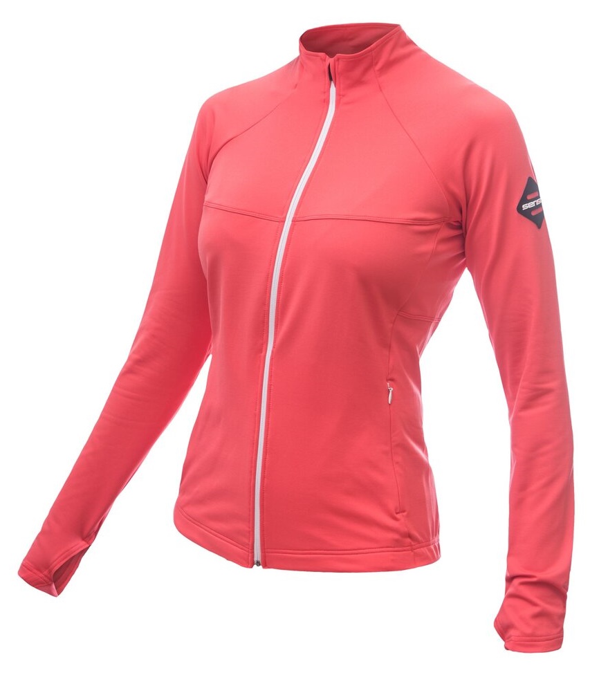 SENSOR COOLMAX THERMO dámska mikina celozips koral Veľkosť: S