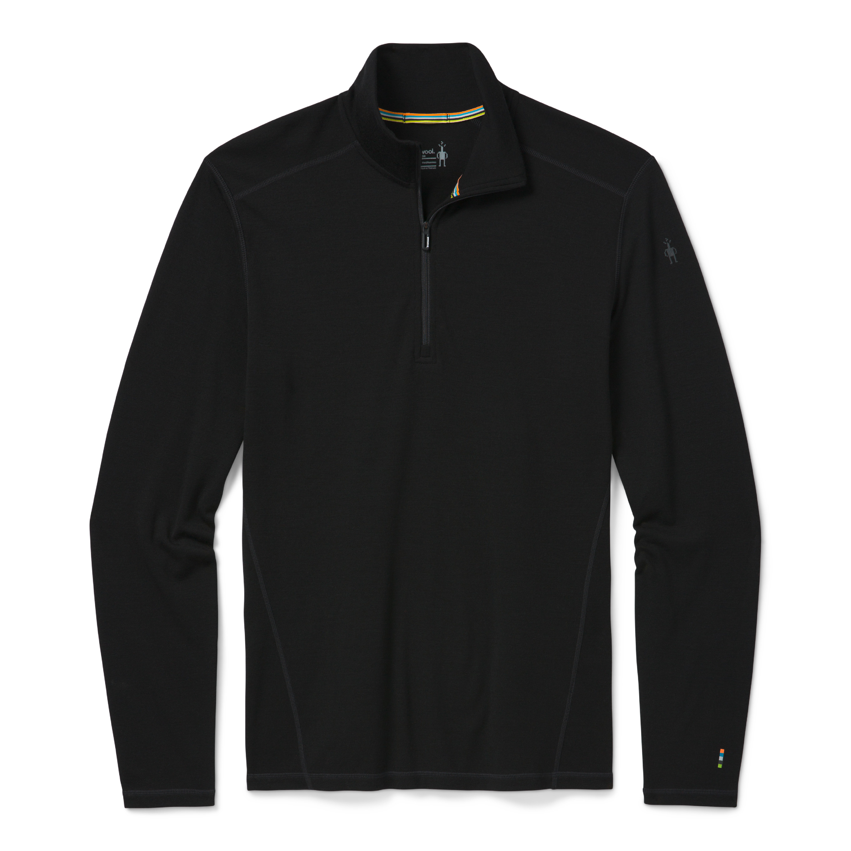 Smartwool M MERINO 250 BASELAYER 1/4 ZIP BOXED black Veľkosť: S