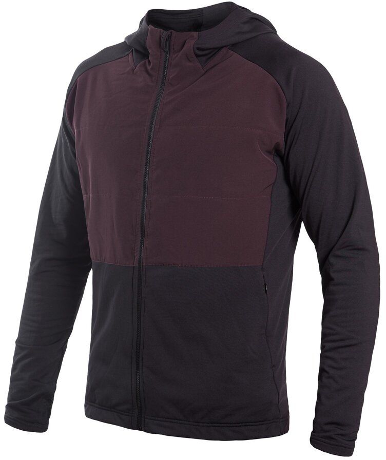 SENSOR COOLMAX THERMO pánska bunda čierna/port red Veľkosť: XXL